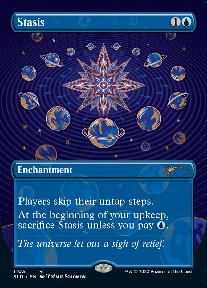 Stasis mtg card art secret lair for mtg